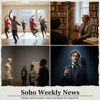 Chelsea and Downtown events run March 19 to March 25 — The Soho Weekly News
