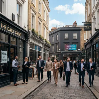 SoHo businesses like coffee shops and clubs are hiring, reflecting a booming hospitality sector.