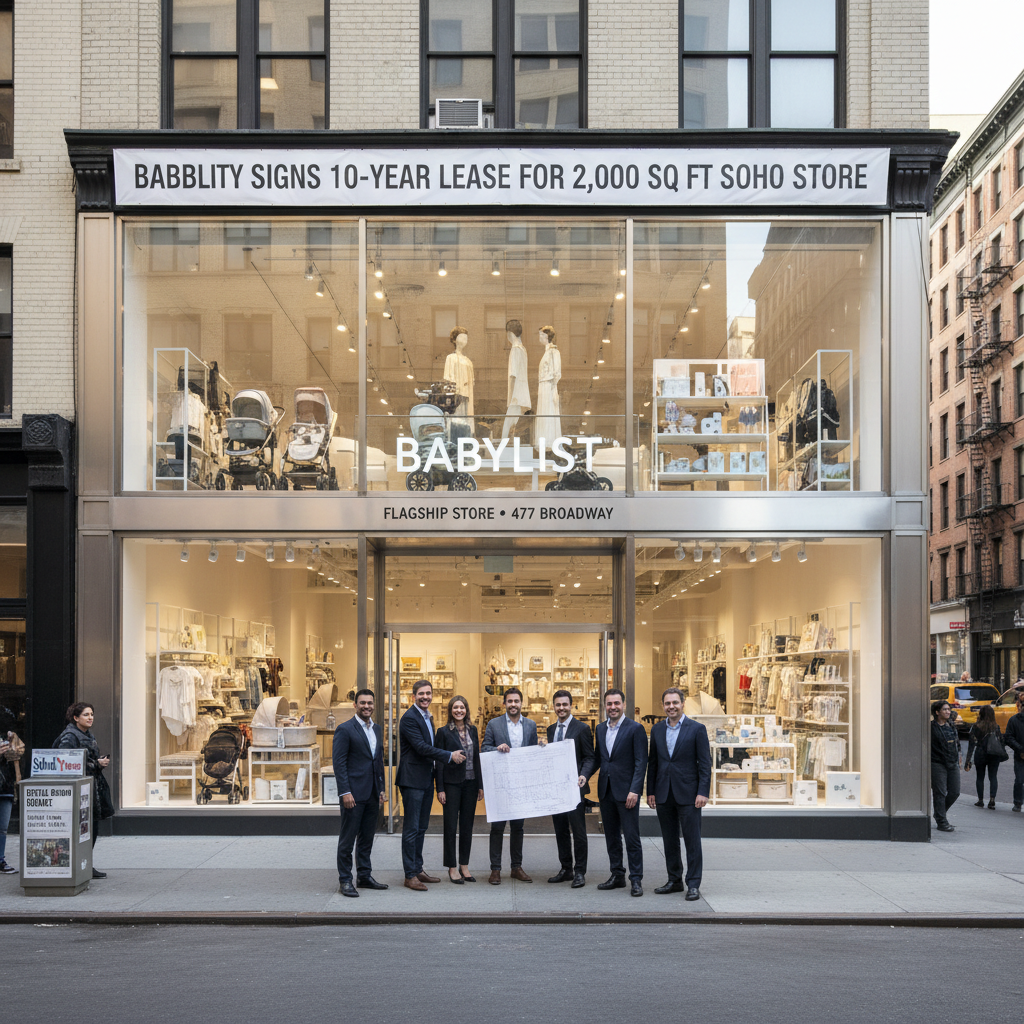 A business news photograph from SoHo Weekly News