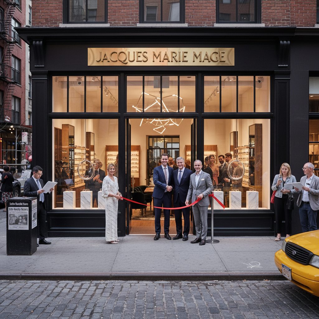 A business news photograph from SoHo Weekly News