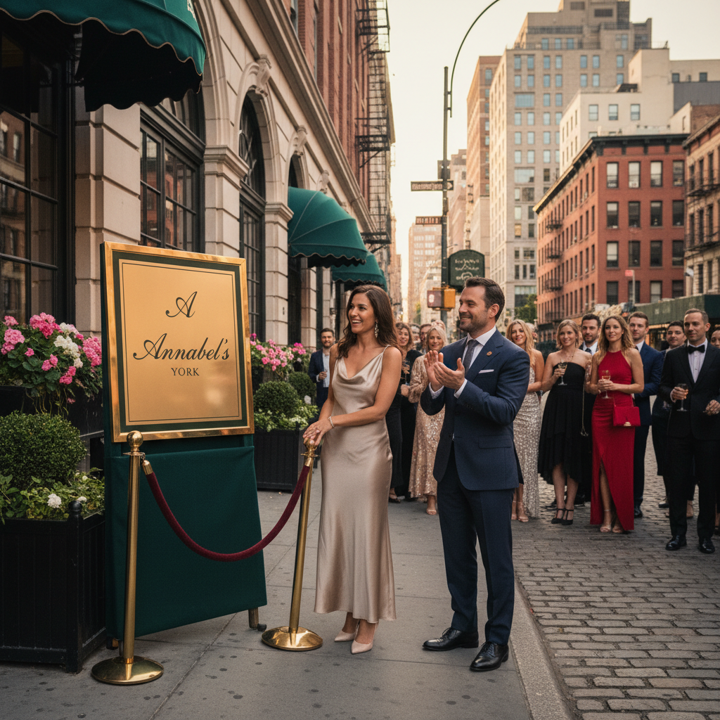 Annabel's London club opens new outpost in Manhattan's Meatpacking District.