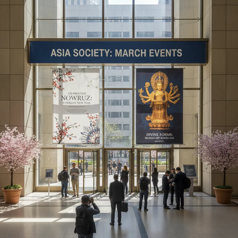 Asia Society's March schedule includes a religious art exhibition and Persian New Year celebrations.