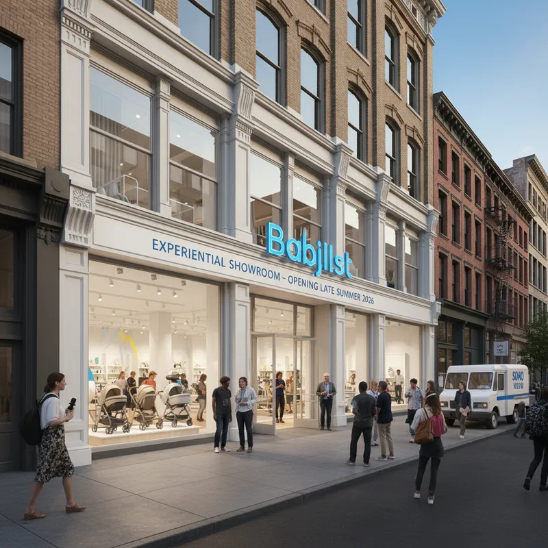 Spacious, modern SoHo store with natural light, for Babylist's new retail and content creation hub.