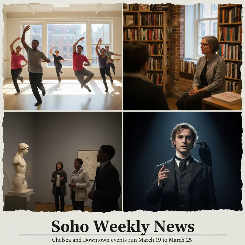 Chelsea and Downtown events run March 19 to March 25 — The Soho Weekly News