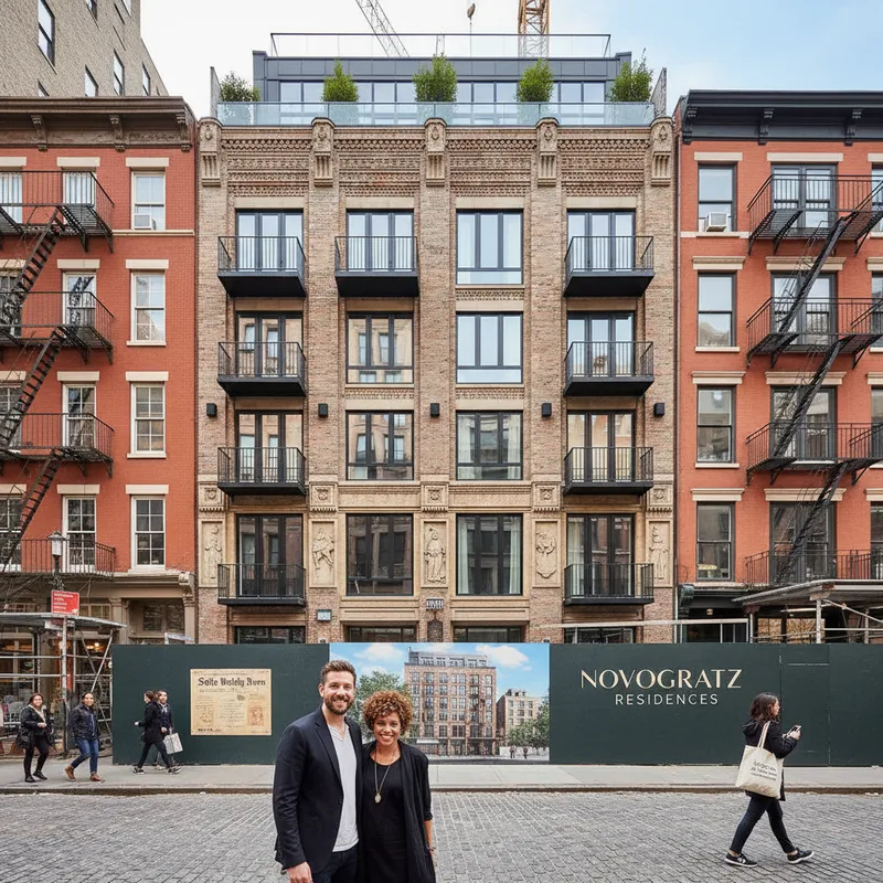 Boutique condominium development planned for historic Grand Dairy Building on the Lower East Side.