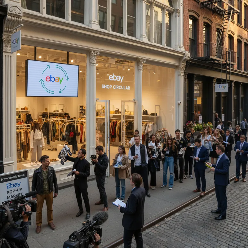 A business news photograph from SoHo Weekly News