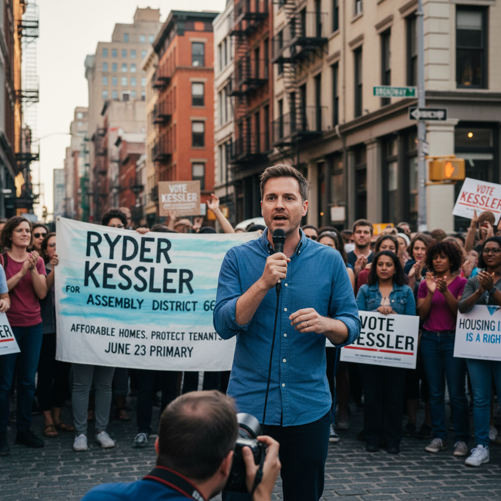 Ryder Kessler targets housing costs in race for Assembly District 66
